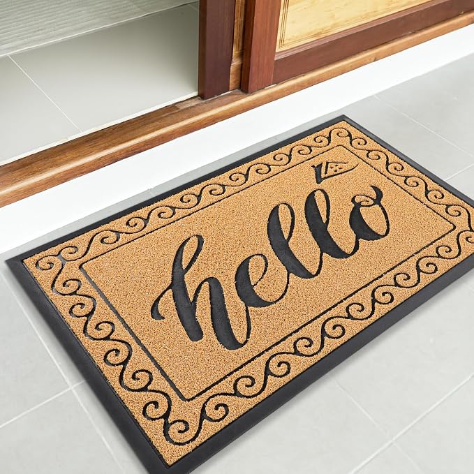 Yimobra Welcome Mats for Front Door 36x24, Heavy Duty Waterproof Outdoor Door - Image 7