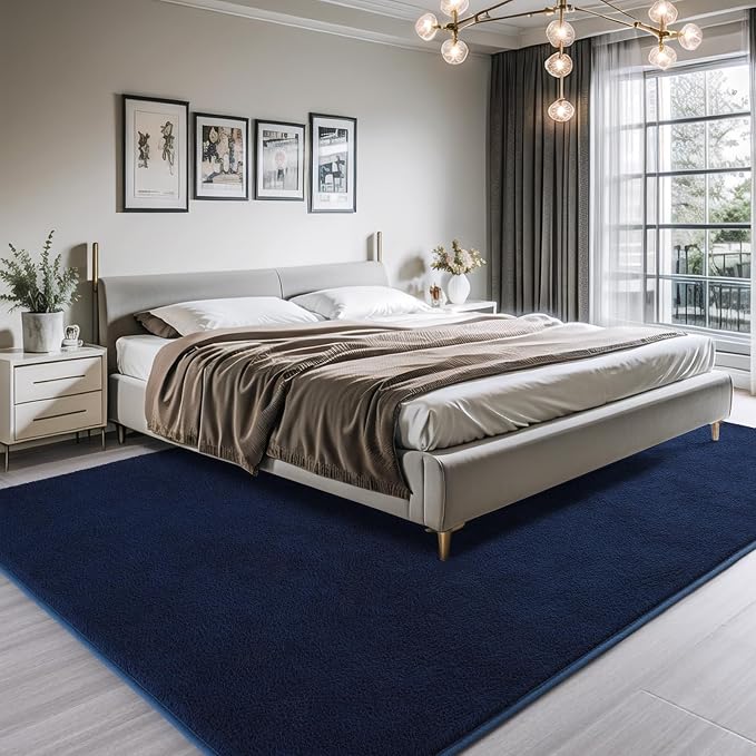 4x6 Area Rugs for Living Room Non Slip Dorm Bedroom Rug, Minimalist Washable - Image 6