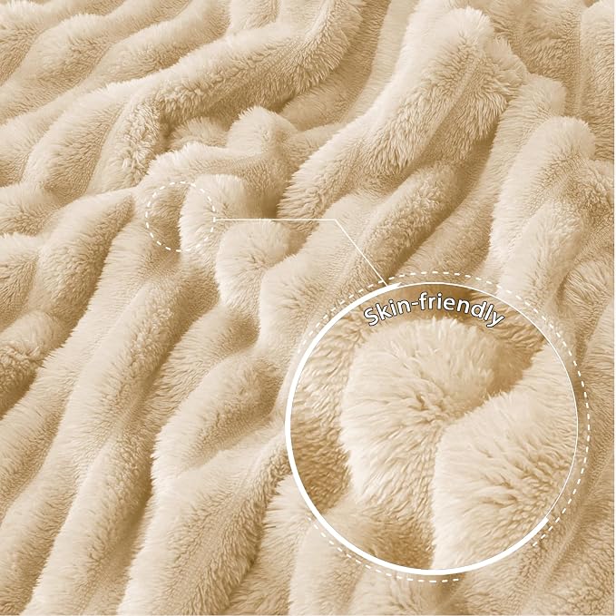 Exclusivo Mezcla Striped Twin Size Fleece Blanket - Image 5