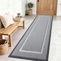 OLANLY Front Door Mat Outside 71x23, All-Season Heavy-Duty Rubber Doormat | Ash by OLANLY