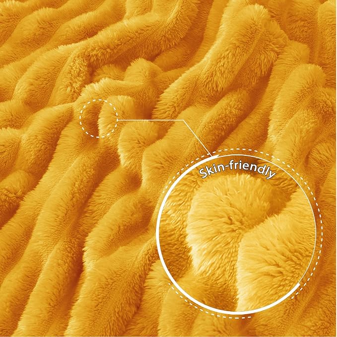 Exclusivo Mezcla Striped Twin Size Fleece Blanket - Image 5