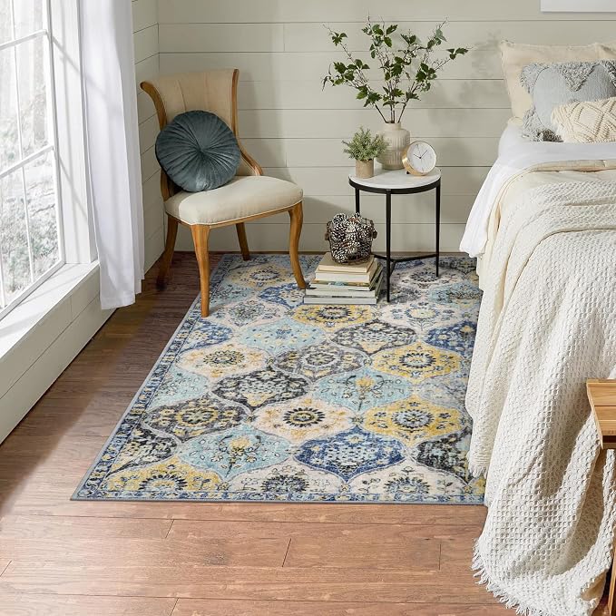 Lahome Moroccan Washable Small Area Rug, 3x5 Area Rug - Image 5