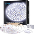 Govee White LED Strip Lights, Upgraded 16.4ft Dimmable LED Light Strip 6500K Bright Daylight White, Strong Adhesive, 300 LEDs Flexible Tape Lights for Mirror, Kitchen Cabinet, Bedroom, Christmas Decor