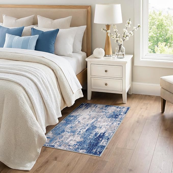 RELEANY Washable 3'x4' Abstract Area Rug - Image 2
