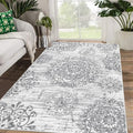HEBE Area Rug for Living Room 4'x6', Washable Non Slip Boho Bedroom Rug | Large by HEBE