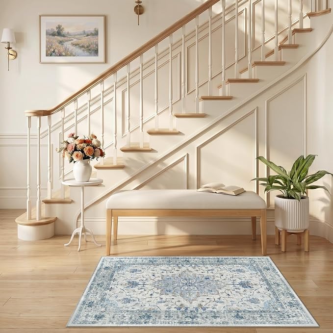 RELEANY Washable Area Rug, Small 2'6"x4', Water Repellent, Pet Friendly - Image 2