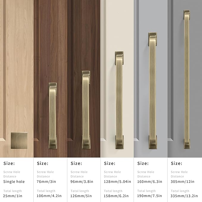 khtumeware 10 Pack 5 Inch Kitchen Cabinet Handles Brushed Antique Brass Cabinet Pulls Drawer Pulls Kitchen Cabinet Hardware Kitchen Handles for Cabinets Cupboard Handles Drawer Handles