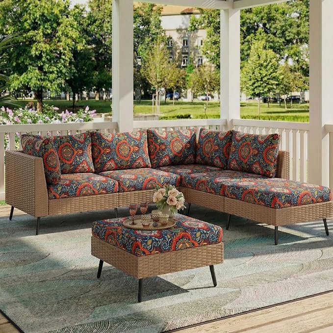 Printed Couch Cushion Covers, Sofa Covers Washable - Image 2