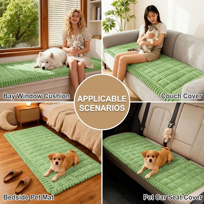 Couch Cover for Dogs, Washable Non Slip Plush Flannel Sofa Protector | Thick - Image 4