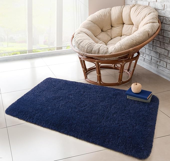 Chicrug Soft Runner Rug for Bedroom Living Room Plush Fluffy Rug 2x4 | Shag - Image 7