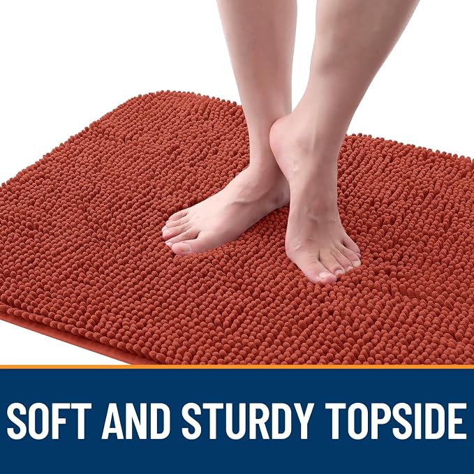 OLANLY Dog Door Mat for Muddy Paws 50x30, Super Absorbent Chenille Mud Mat | - Image 4