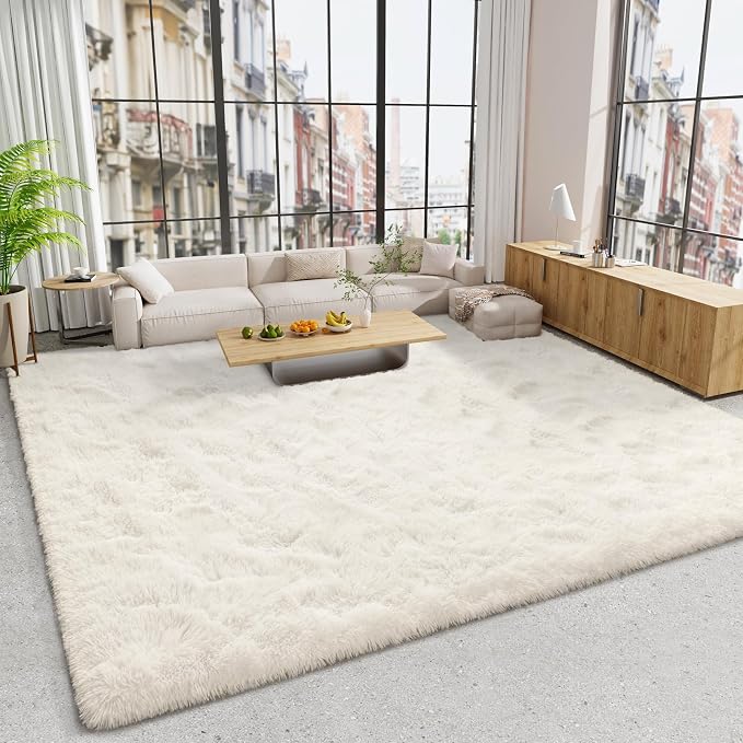 LOCHAS Area Rugs 10x14 Fluffy Living Room Carpets by LOCHAS