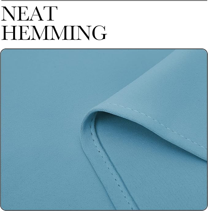 NICETOWN RV Blackout Curtains for Camper Windows, Teal Blue, Kitchen Curtains - Image 6