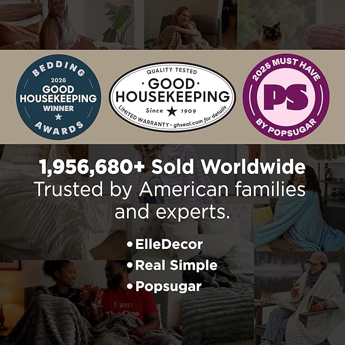 Bedsure Soft Twin XL Blanket for Bed Dorm Frost Gray 66"x90" | Birthday Gifts - Image 2