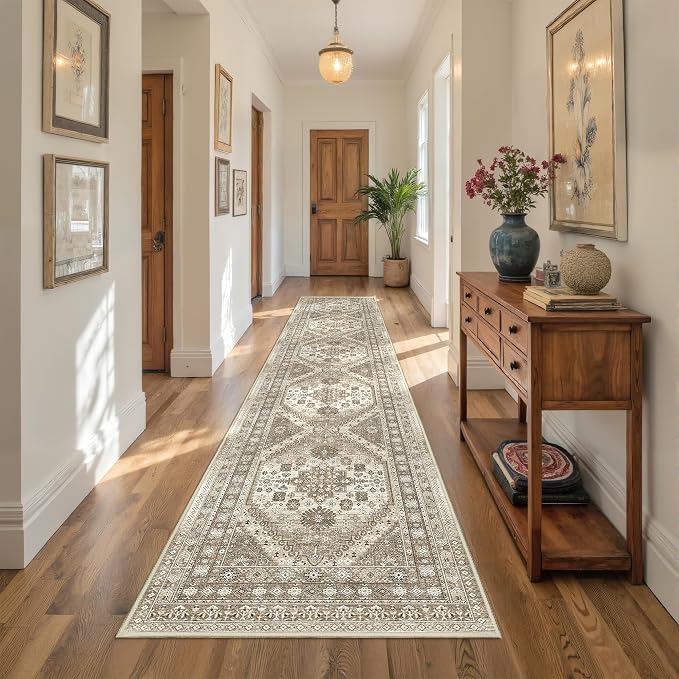 Hallway Runner Rug 2x12 Extra Long Washable Runner, Non Slip Runner - Image 5
