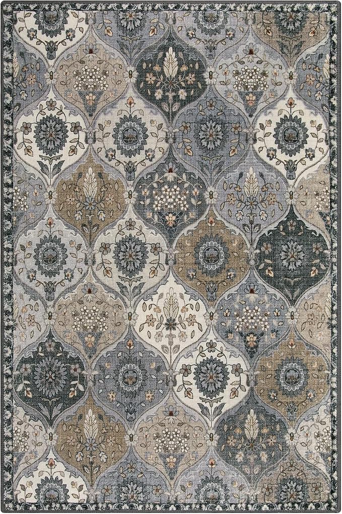 Lahome Moroccan Machine Washable Rugs, 4x6 Area Rug - Image 2