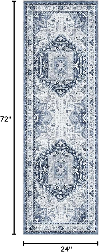 Madane Washable Runner Rug 2x6 Runners - Image 2
