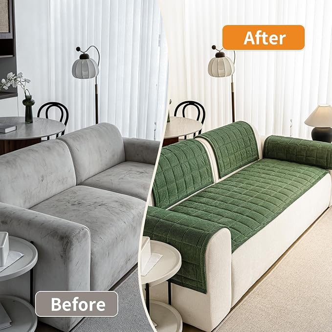 Couch Covers for Dogs Washable, Non Slip Couch Covers for Loveseat Sofa Pet - Image 6