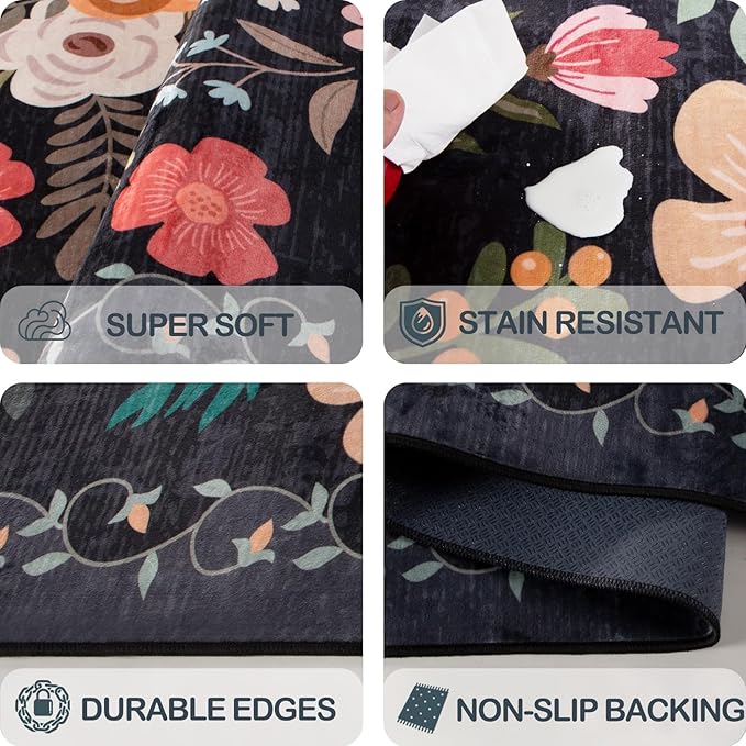 Washable 2'6" x 8' Runners for Hallways, Non Slip Long Floor Runner for Kitchen - Image 5
