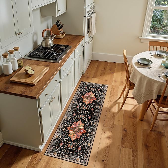 RELEANY Washable Area Rug, Runner 2'x5', Water Repellent, Pet Friendly by RELEANY