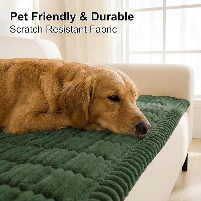 Smiry Couch Cover for Dogs, Non Slip Washable Sofa Protector for Pets | Soft - Image 3