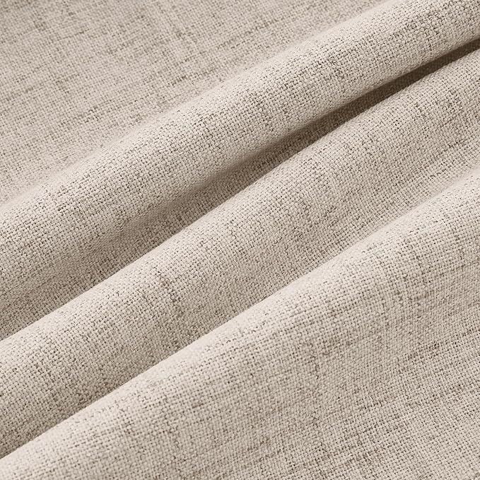 MIULEE 100% Blackout Linen Curtains - Image 9