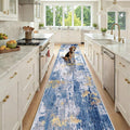RELEANY Washable Runner 2'6"x14' Abstract Area Rug by RELEANY