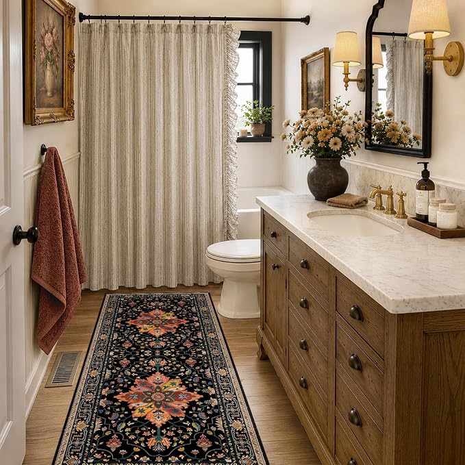 RELEANY Washable Area Rug, Runner 2'x6', Water Repellent, Pet Friendly - Image 2