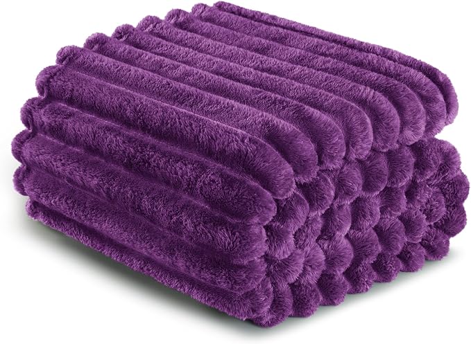 Exclusivo Mezcla Striped Queen Size Fleece Blanket - Image 8