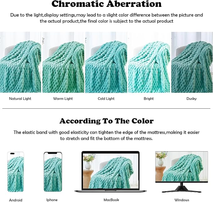 NEWCOSPLAY Fleece Clouds Cozy Twin Blanket - Image 6