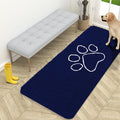 OLANLY Dog Door Mat for Muddy Paws 59x24, Paw Print Design Chenille Mud Mat | by OLANLY