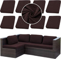 8PCS Patio Cushion Covers.Patio Furniture Couch SeatSlipcovers | Washable by SUKAIKEQA