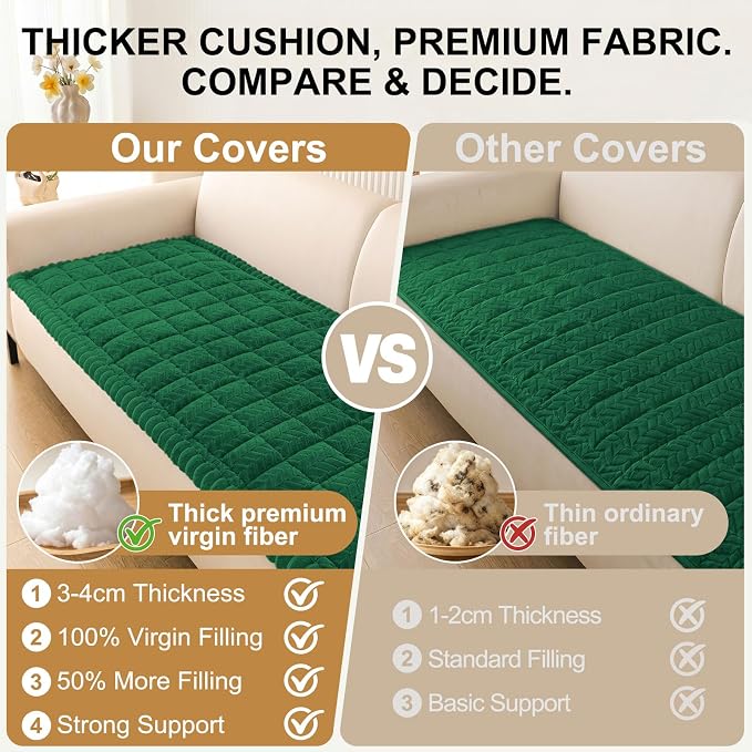 Smiry Couch Cover for Dogs, Non Slip Fuzzy Pet Sofa Covers Washable | Sofa - Image 5