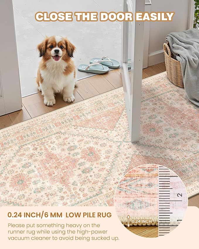 Runner Rug 2x6, Non Slip Washable Rugs - Image 6