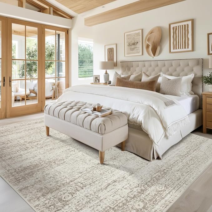 Washable Rugs 9x12 Area Rugs for Living Room, Dining Room Carpet | Ultra Soft - Image 7