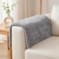 Fixwal Waterproof Flannel Dog Couch Cover, 27.6" x 27.6", Light Gray | by Fixwal