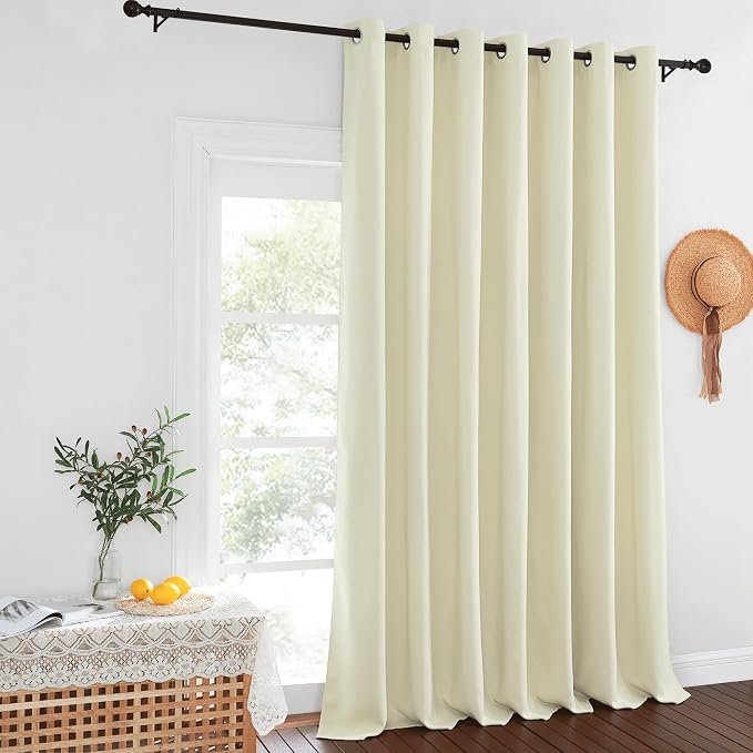 NICETOWN Blackout Curtains for Sliding Glass Door Room Divider Noise Reduce - Image 8