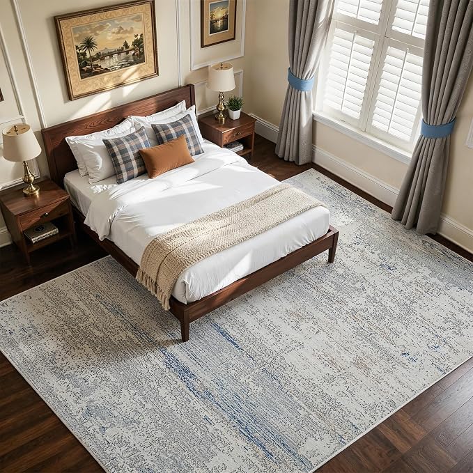 Neutral Washable Rugs 9x12 Area Rugs - Image 6