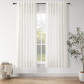 Neutral Linen Curtains 63 Inch Length by Nanspring