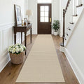 KOZYFLY Cotton Runners Rugs for Hallway 2.5'x10', Washable Runner Rug, Woven by KOZYFLY