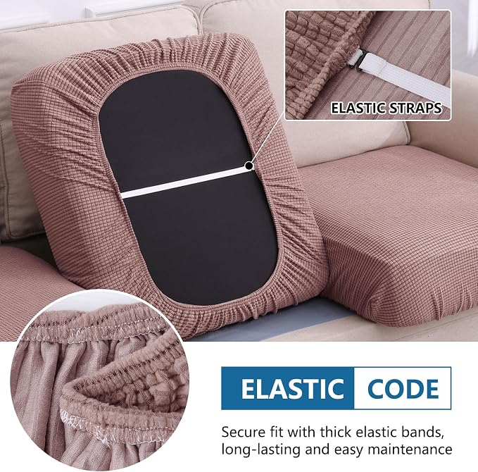 Waterproof Sectional Couch Covers, Non Slip Sofa Cushion Covers | L Shape - Image 4