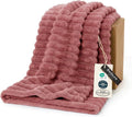 Bedsure Soft Throw Blanket for Couch Decor Gifts Dusty Pink 50"x70" | Birthday by Unknown
