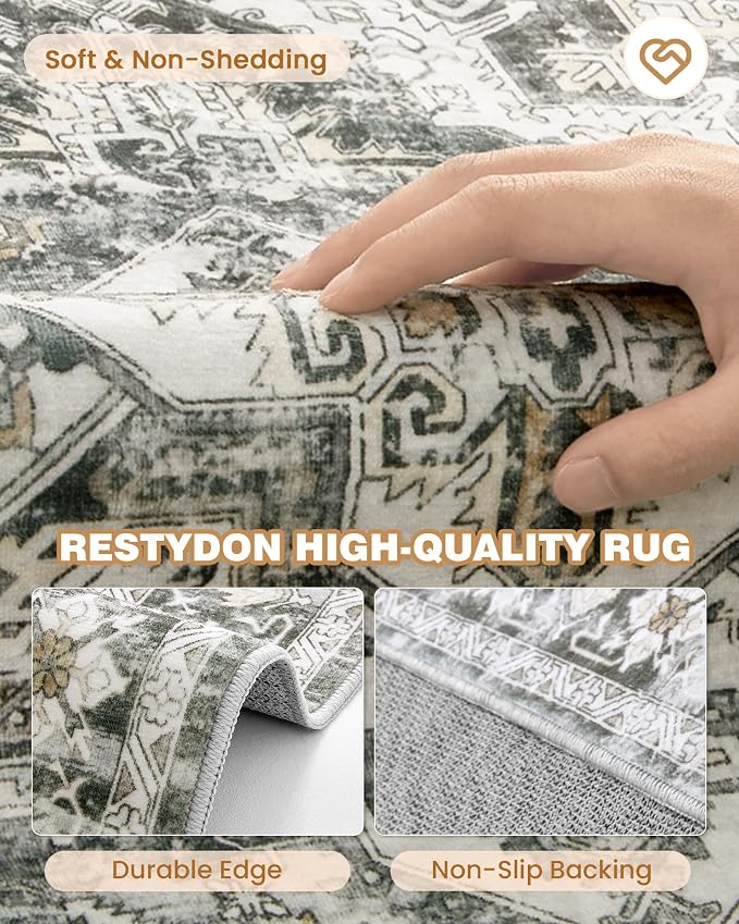 Kitchen Runner Rug Non Slip Washable Rugs 2.5x10, Carpet Runner - Image 7