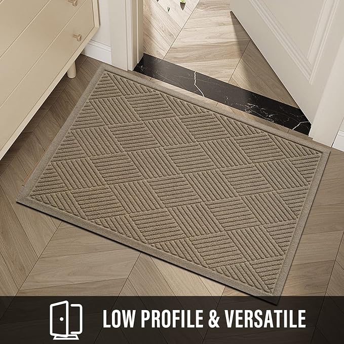 Sturdy Front Door Mat, Absorbent Muddy Dirt Resist Welcome Door Mats Outdoor - Image 6