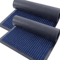 OLANLY 2-Pack Front Door Mats 47x23, Waterproof Heavy-Duty Doormats | Blue by OLANLY