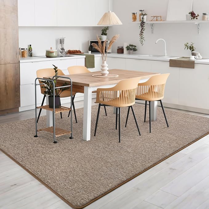 3x10 Runner Rug for Hallway, Long Runner Rugs Non Slip, Matte Brown | Soft - Image 6