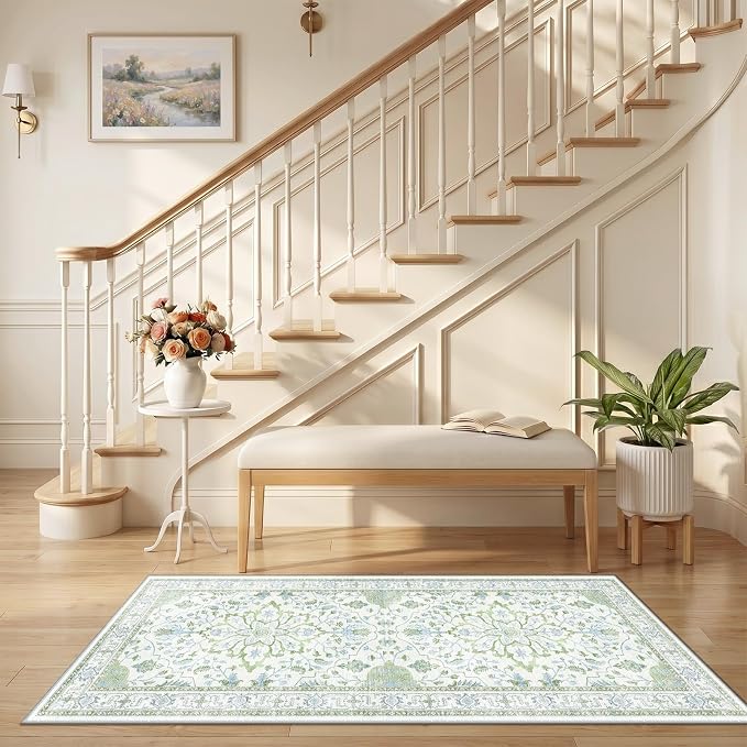RELEANY Washable Area Rug, Runner 2'6"x5', Water Repellent, Pet Friendly - Image 2