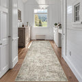 Runner Rugs for Hallways Kitchen 2.6x8 Non Slip Washable Beige Brown | Modern by Aelenmu