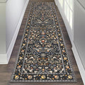 HEBE Hallway Runner Rug 2'x8', Washable Non Slip Kitchen Rug Runner | Soft Boho by HEBE
