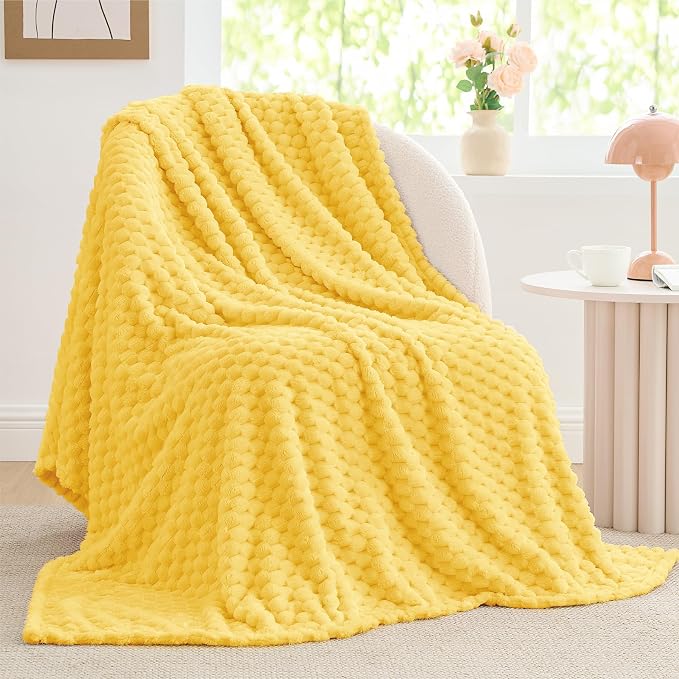BEDELITE Light Yellow Twin Blanket by BEDELITE
